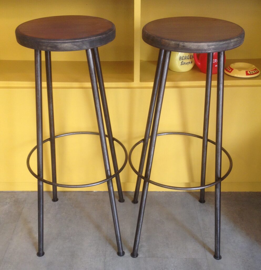 Tabouret Industriale Sur Mesure - Meubles Industriel | Anna Colore ...