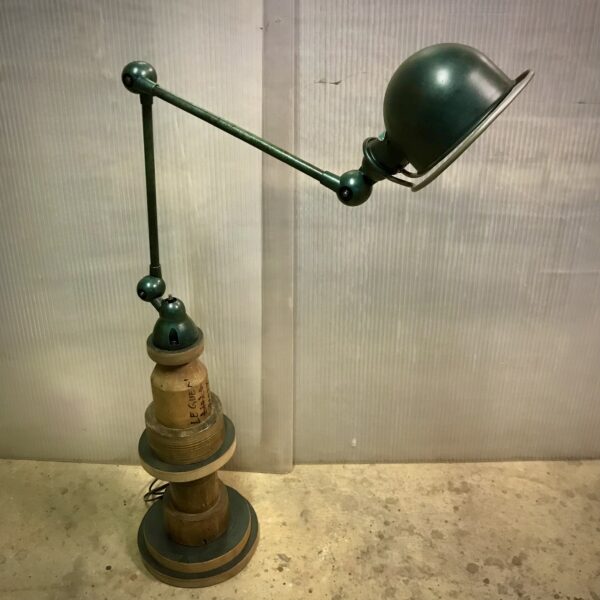 LAMPE INDUSTRIELLE JIELDÉ DEUX BRAS lISEUSE 1951 Domecq Jean-Louis MOBILIER INDUSTRIEL ANNA COLORE INDUSTRIALE19