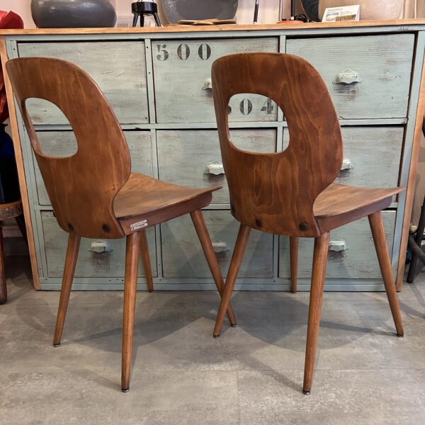 chaises-œil-baumann-vintage-1950-1960-bois-arriere